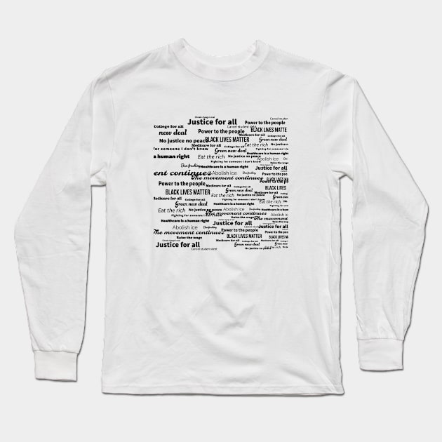 Never Stop Fighting Long Sleeve T-Shirt by Shelly’s